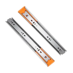 Soft Close Kitchen Furniture Cabinet 10-24 Inches Length 30-45mm Width Push to Open Drawer Slide Rail With Damping